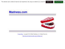 Tablet Screenshot of madness.com